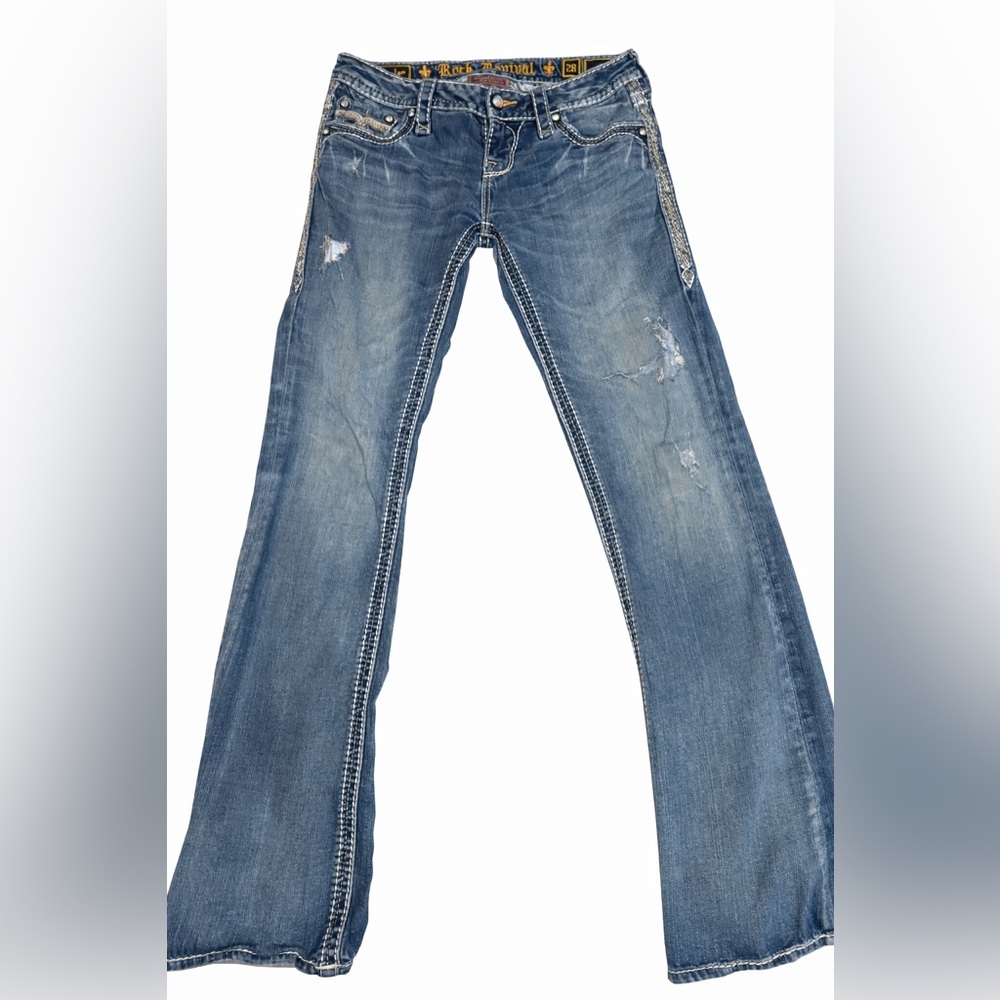 Rock Revival Light Blue Flare Jeans